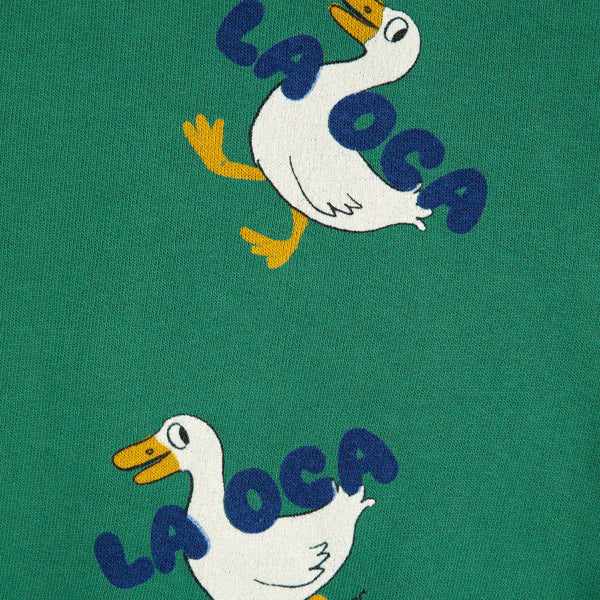 La Oca Goose Round Neck Cotton Sweatshirt