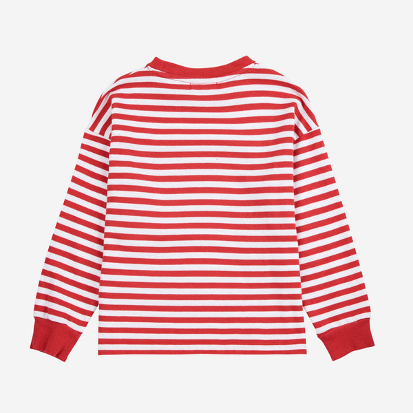 Bobo Choses Stripes Cotton Long Sleeve T-Shirt