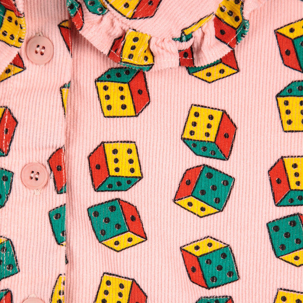 Dices All-Over Corduroy Cotton Dress