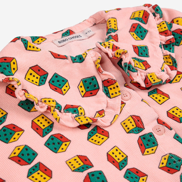 Dices All-Over Corduroy Cotton Dress