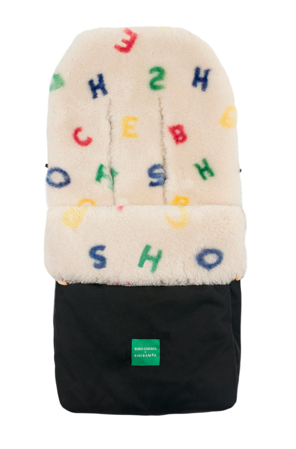Bobo Letterland Sheepskin Puffmuff