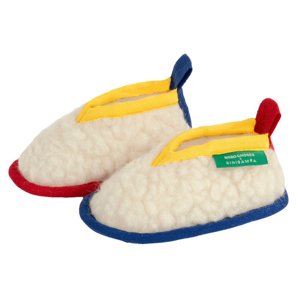 BOBO X BINI Merino Wool Baby Booties