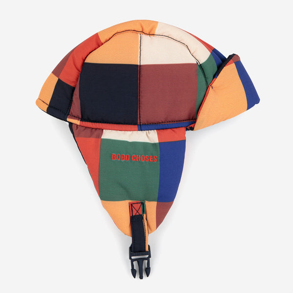 Multicolour Tiles Chapka Hat