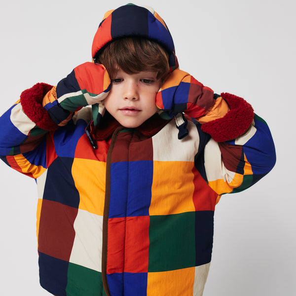 Multicolour Tiles Chapka Hat