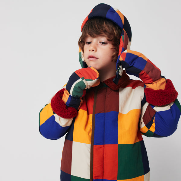 Multicolour Tiles Chapka Hat