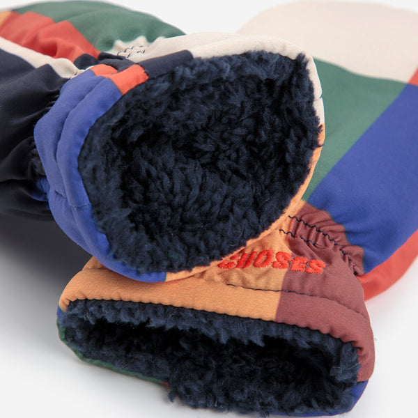 Multicolour Tiles Mittens