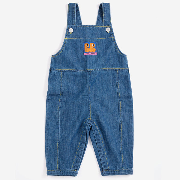Booo Bo Choses Tag Denim Baby Dungaree Overalls (Midnight Blue)