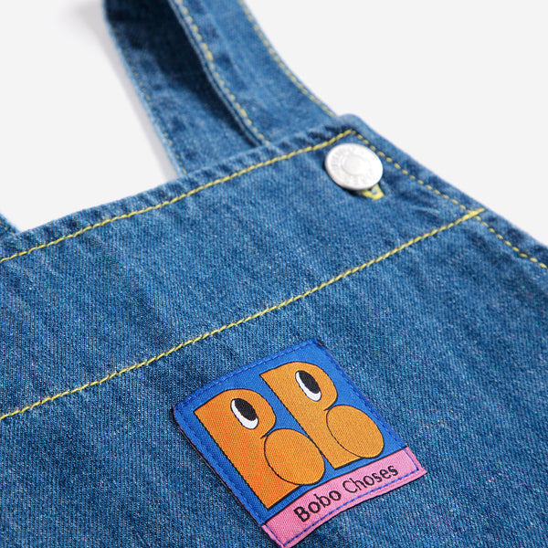 Booo Bo Choses Tag Denim Baby Dungaree Overalls (Midnight Blue)