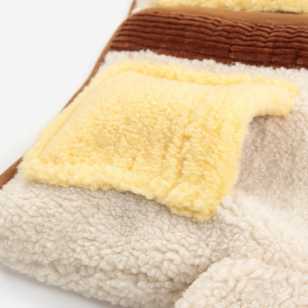 Pixel Abduction Reversible Baby Sheepskin Jacket (Brown)