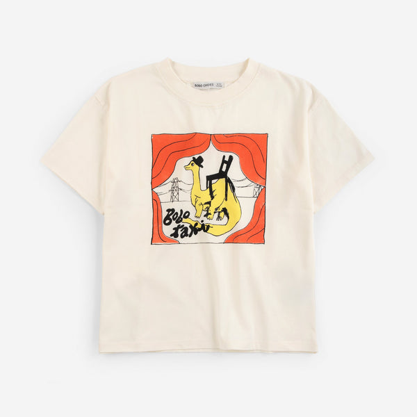 Taxi Saurus Cotton T-shirt (Off-White)