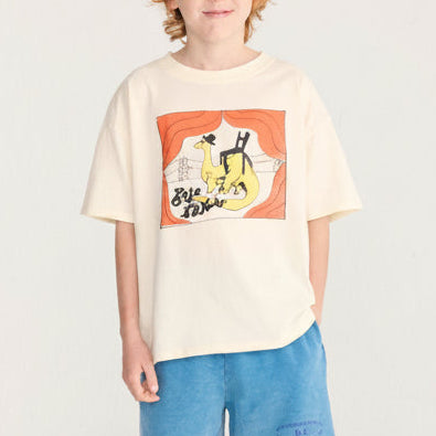 Taxi Saurus Cotton T-shirt (Off-White)