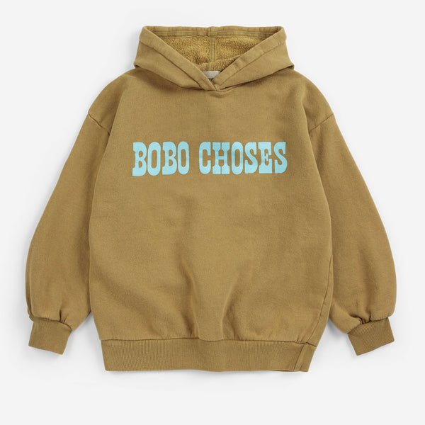 Bobo Choses Pop Cotton Hoodie (Khaki)