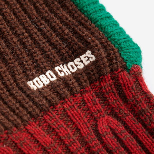 Bobo Choses Baby Knitted Wool Balaclava