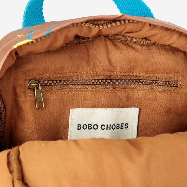 Pixel Abduction All Over Backpack (Brown)