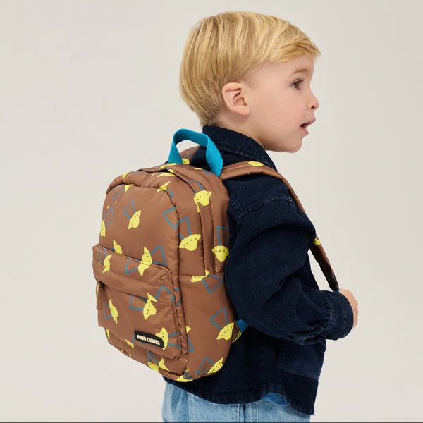 Pixel Abduction All Over Backpack (Brown)