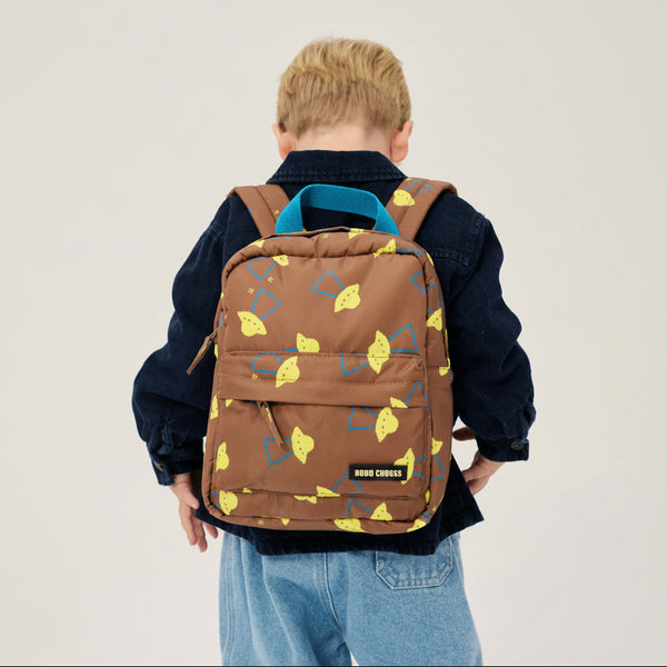 Pixel Abduction All Over Backpack (Brown)