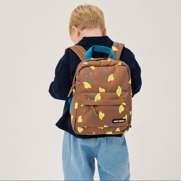 Pixel Abduction All Over Backpack (Brown)