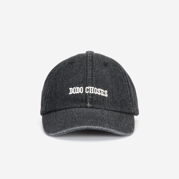 Bobo Choses Black Denim Cap