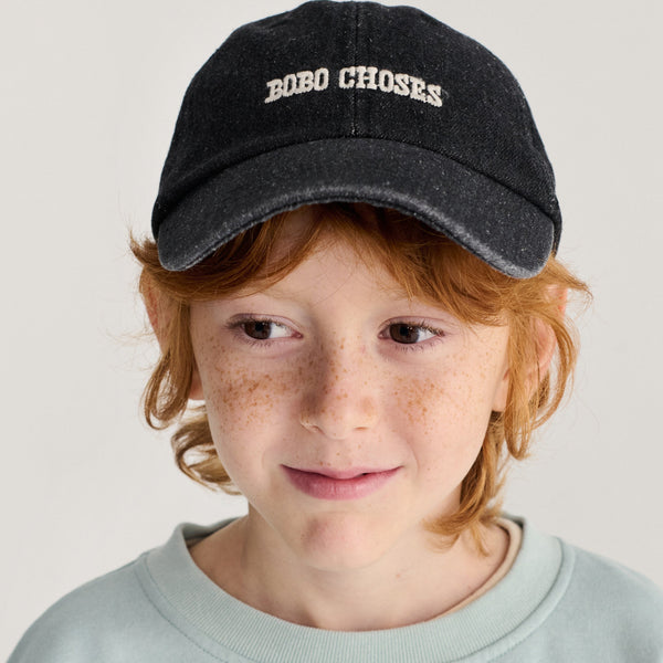 Bobo Choses Black Denim Cap