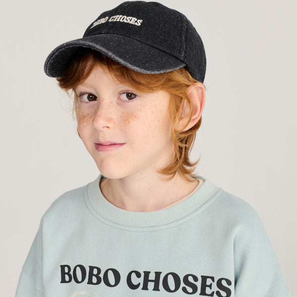 Bobo Choses Black Denim Cap