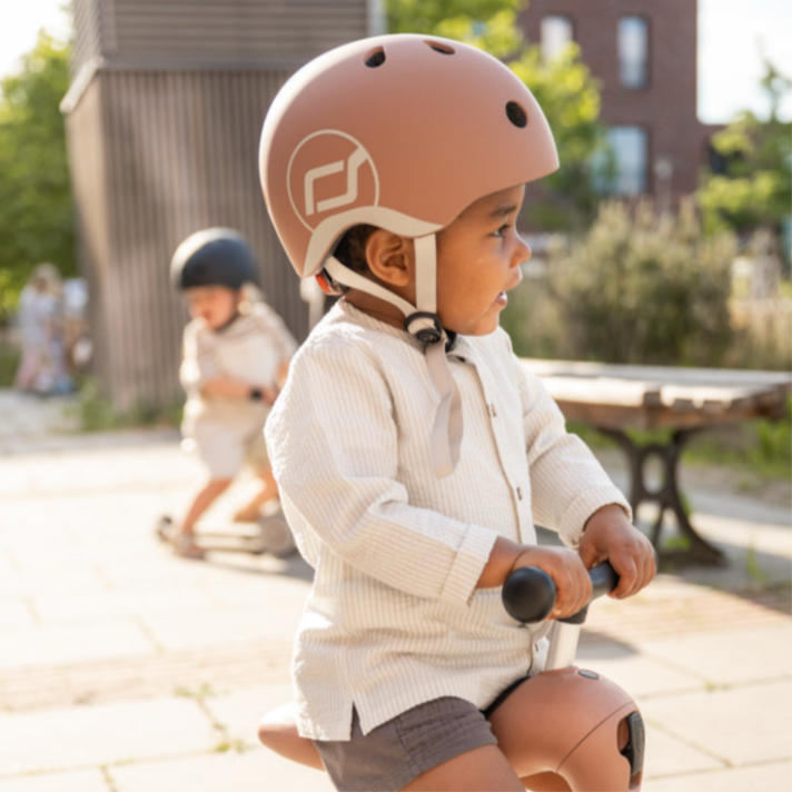 Standard Baby Helmet (Mocha) (XXS-S)-PRE ORDER 3-4 WEEKS