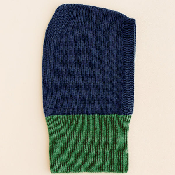 Eddy Merino Wool Balaclava (Blue/Grass)