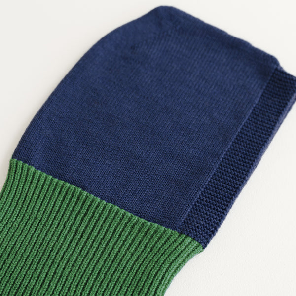 Eddy Merino Wool Balaclava (Blue/Grass)