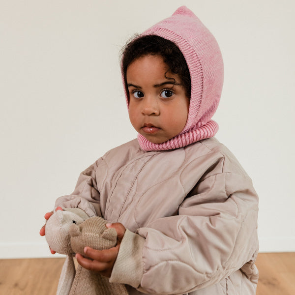 Eddy Merino Wool Balaclava (Cotton Candy)