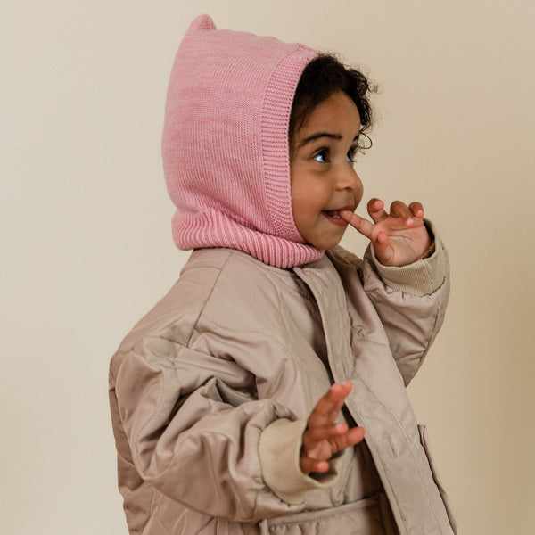 Eddy Merino Wool Balaclava (Cotton Candy)