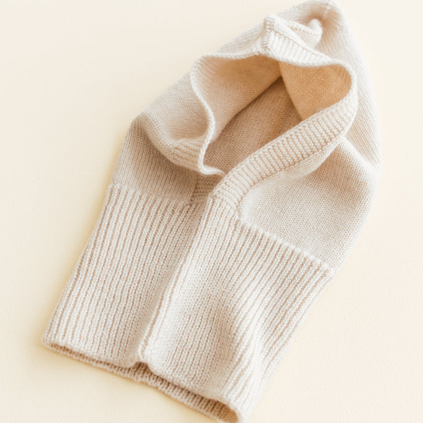 Eddy Merino Wool Balaclava (Cream)