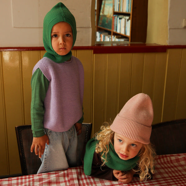 Eddy Merino Wool Balaclava (Grass)