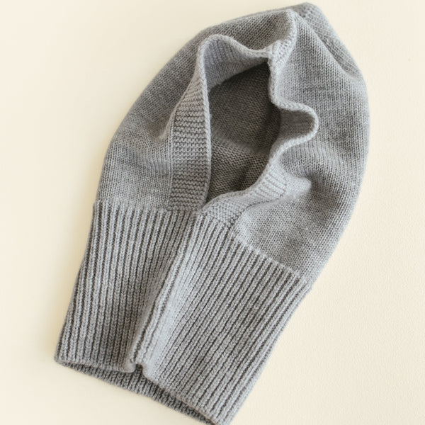 Eddy Merino Wool Balaclava (Grey Melange)