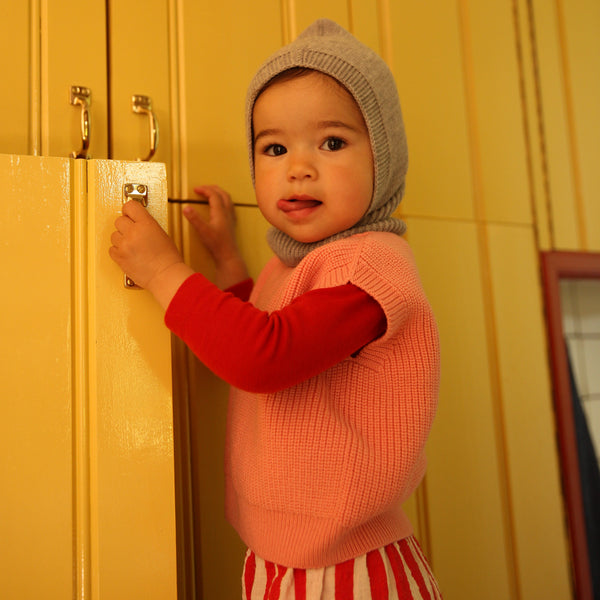 Eddy Merino Wool Balaclava (Grey Melange)