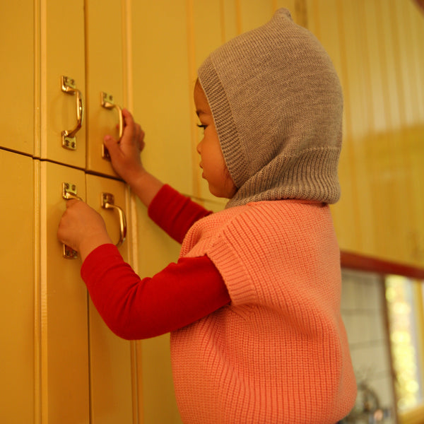 Eddy Merino Wool Balaclava (Grey Melange)