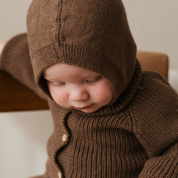 Eddy Merino Wool Balaclava (Mocha)