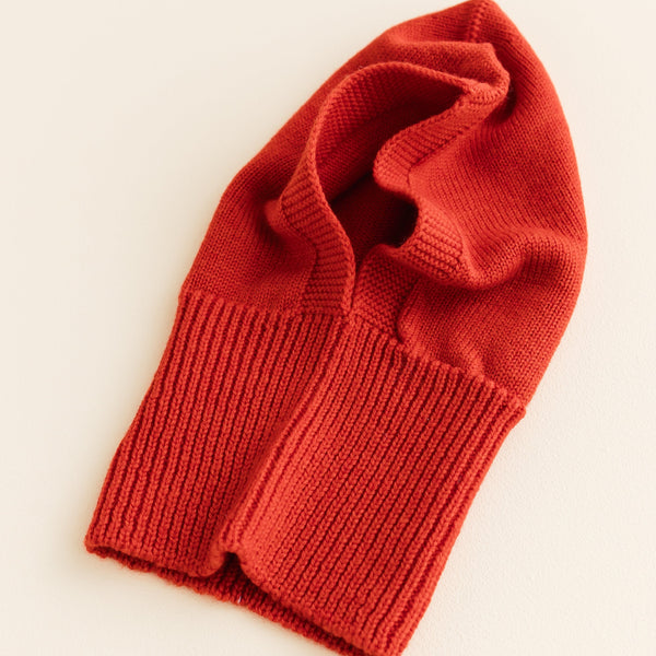 Eddy Merino Wool Balaclava (Red)