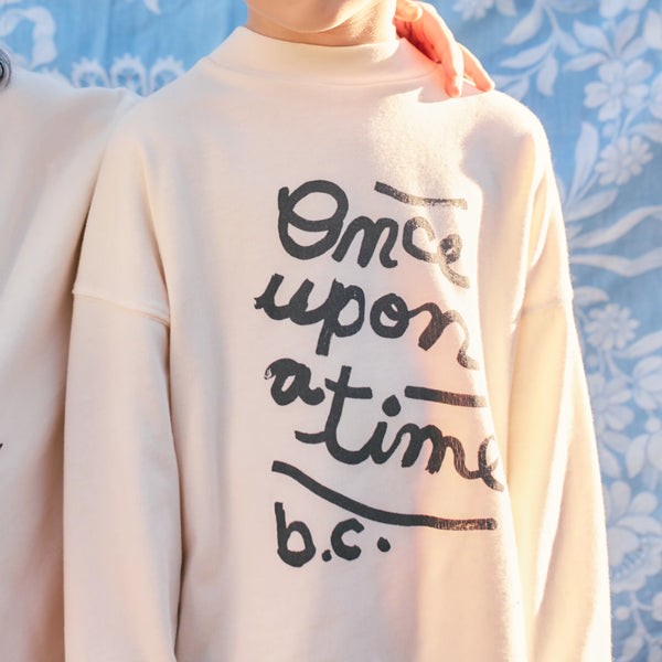 Once Upon A Time Bottle Neck Long sleeved T-shirt (White)