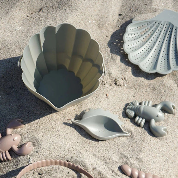 Shell Bucket and Spade Beach Accessories Set (Whale)