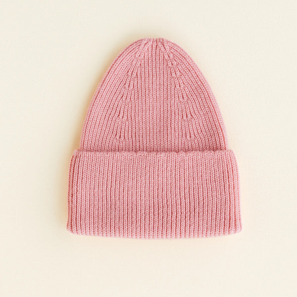 Fonzie Merino Wool Beanie (Bubblegum)