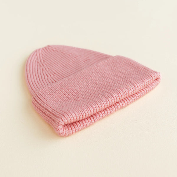 Fonzie Merino Wool Beanie (Bubblegum)