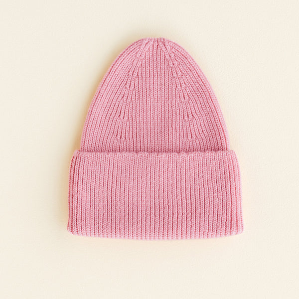 Fonzie Merino Wool Beanie (Cotton Candy)