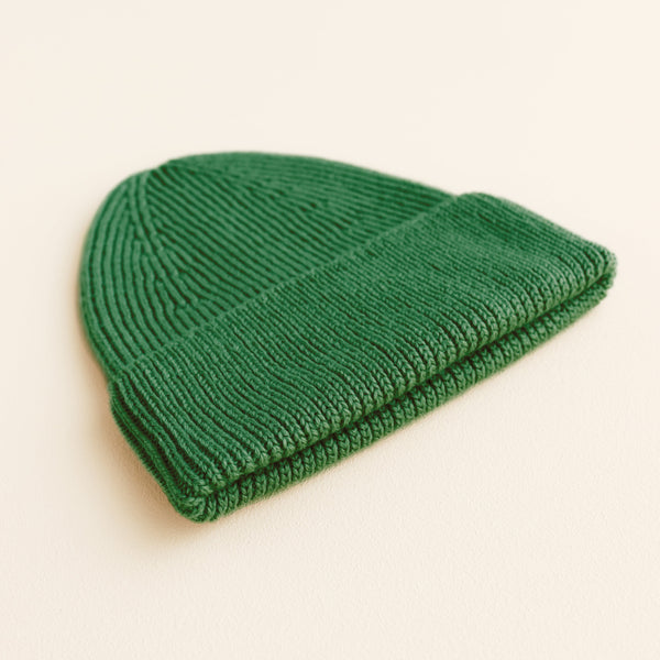 Fonzie Merino Wool Beanie (Grass)