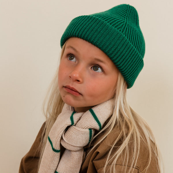 Fonzie Merino Wool Beanie (Grass)