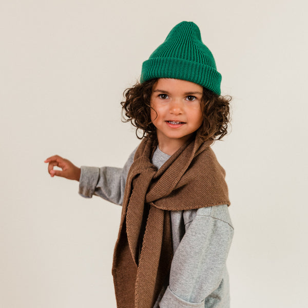 Fonzie Merino Wool Beanie (Grass)