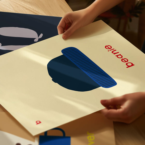 B for Beanie- Alphabet Art Print
