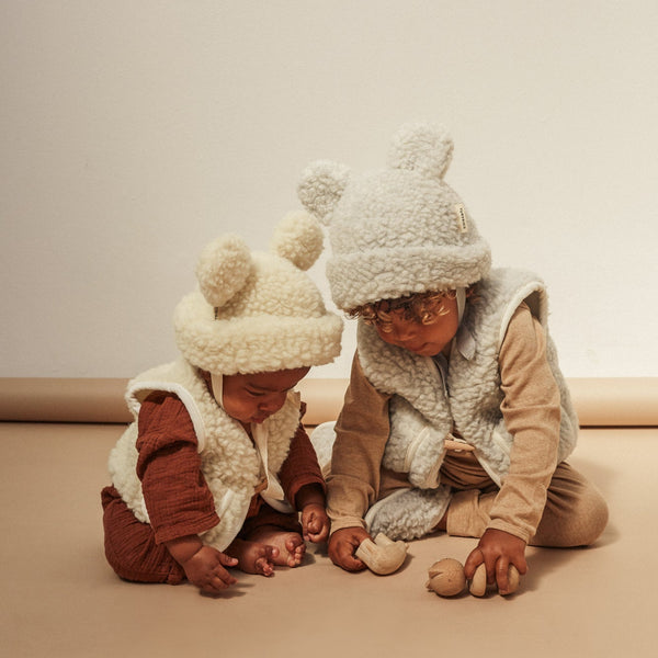Binibamba Merino Wool Snuggle Vest (Cloud)