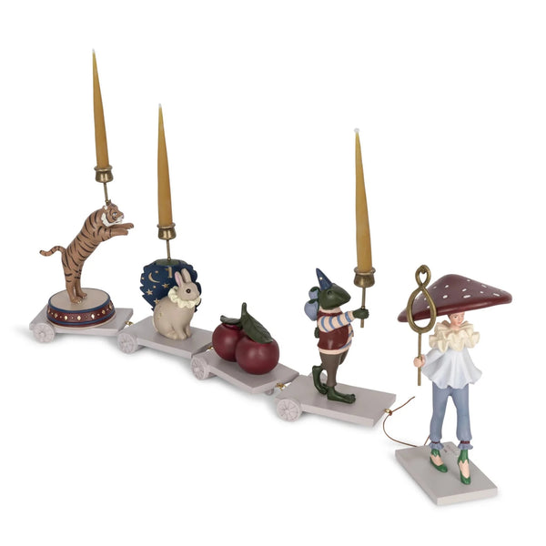 Birthday Train Candle Holder Table Decoration (Magical Forest)