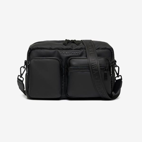 Axel Cross-Body Changing Bag Buggy Organiser (Matte Black)