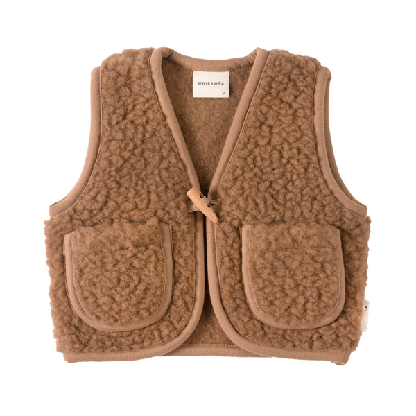 Binibamba Merino Wool Snuggle Vest (Bruno)