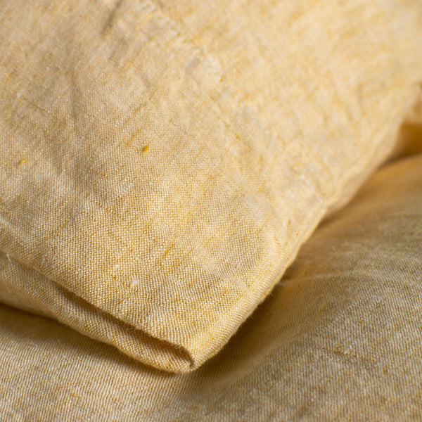 Buttercup Pure Linen Housewife Pillowcase